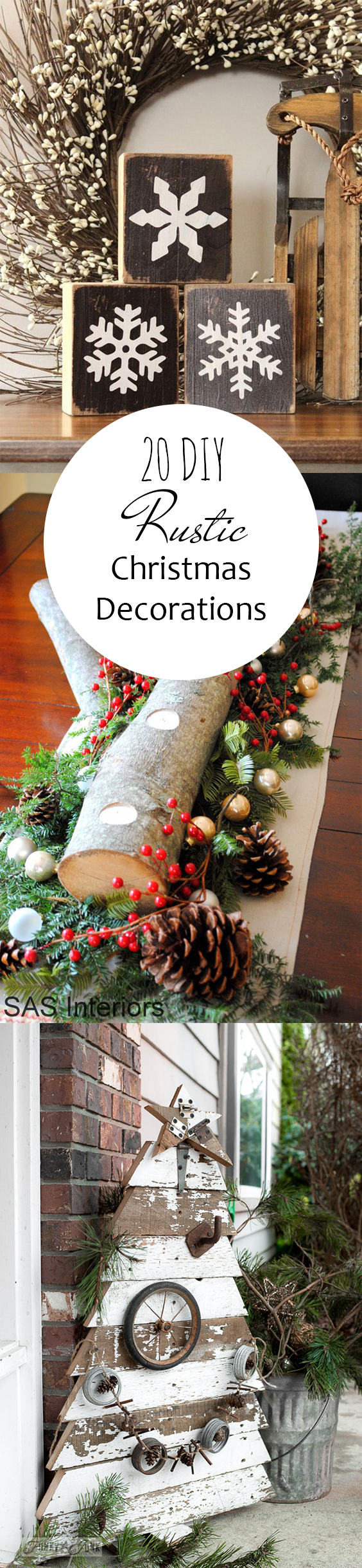 20 DIY Rustic Christmas Decorations – Page 22 of 22 – Pickled Barrel