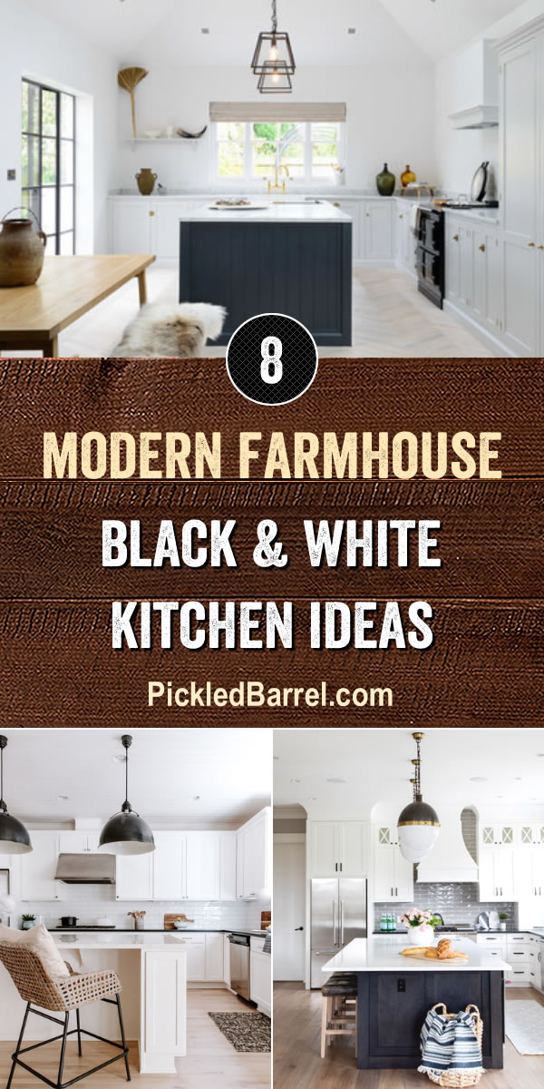 New Farm Kitchen Decor Black And White for Living room