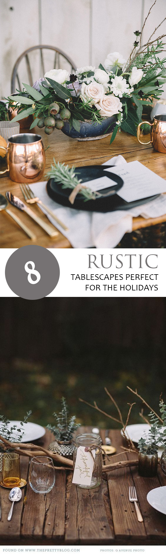 8 Rustic Tablescapes Perfect for the Holidays – Pickled Barrel