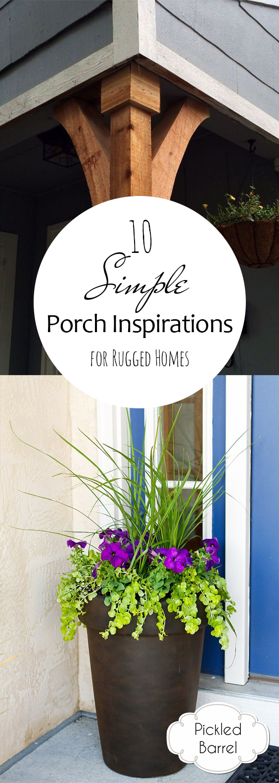 10 Simple Porch Inspirations for Rugged Homes| Porch Decor, Rustic Porch Ideas, Fast Porch Ideas, How to Decorate Your Porch Fast, Rugged Porch Inspirations, Porch and Patio Inspiration, Popular Pin. #porch #porchdecor #homedecor #curbappeal #diyporch #diyhomedecor #diyhome