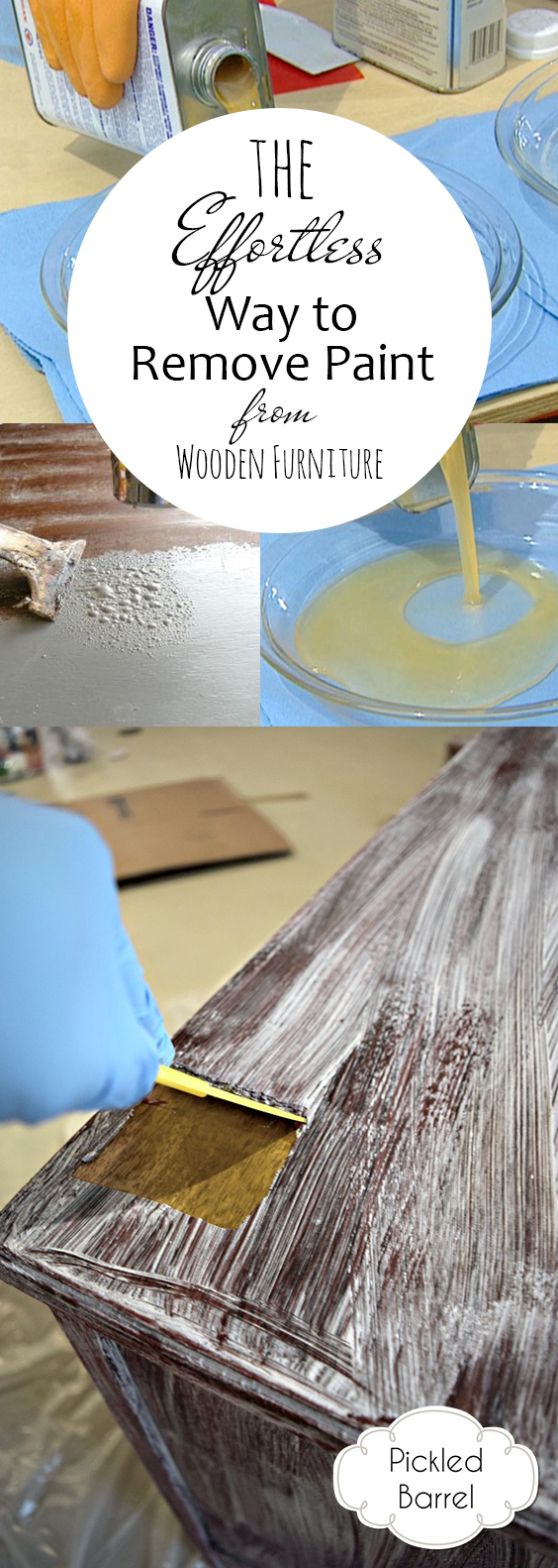 The Effortless Way To Remove Paint From Wooden Furniture Pickled