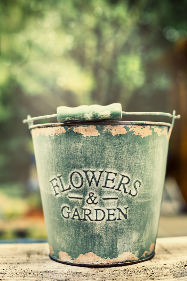 How to Age Shiny Metal Pickled Barrel