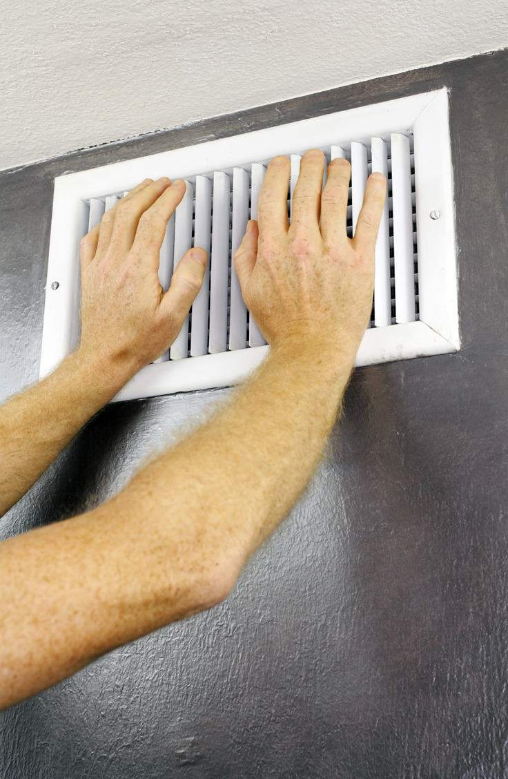 Home upgrades on a budget are possible! Try spray painting your old heating vents a night bright white instead of buying new ones!