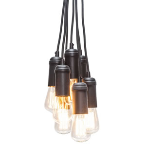 Edison 7 Light Ceiling Mount Pendant-DIY light fixtures