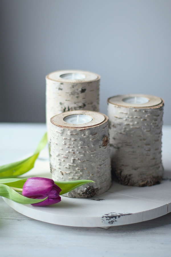 If you love Joanna Gaines and saving money, you will love these Joanna Gaines inspired farmhouse dollar store DIYs. These knock-off birch candles are so easy to make.