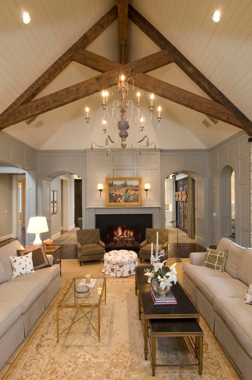 Modern Farmhouse Style Living Rooms, French Country Farmhouse Decor