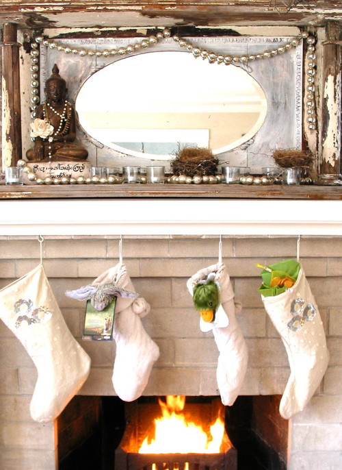 Shabby Chic Farmhouse Christmas Decor Ideas