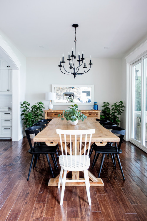 Modern Farmhouse Table With Chairs / Chair Incredible Dining Room Table