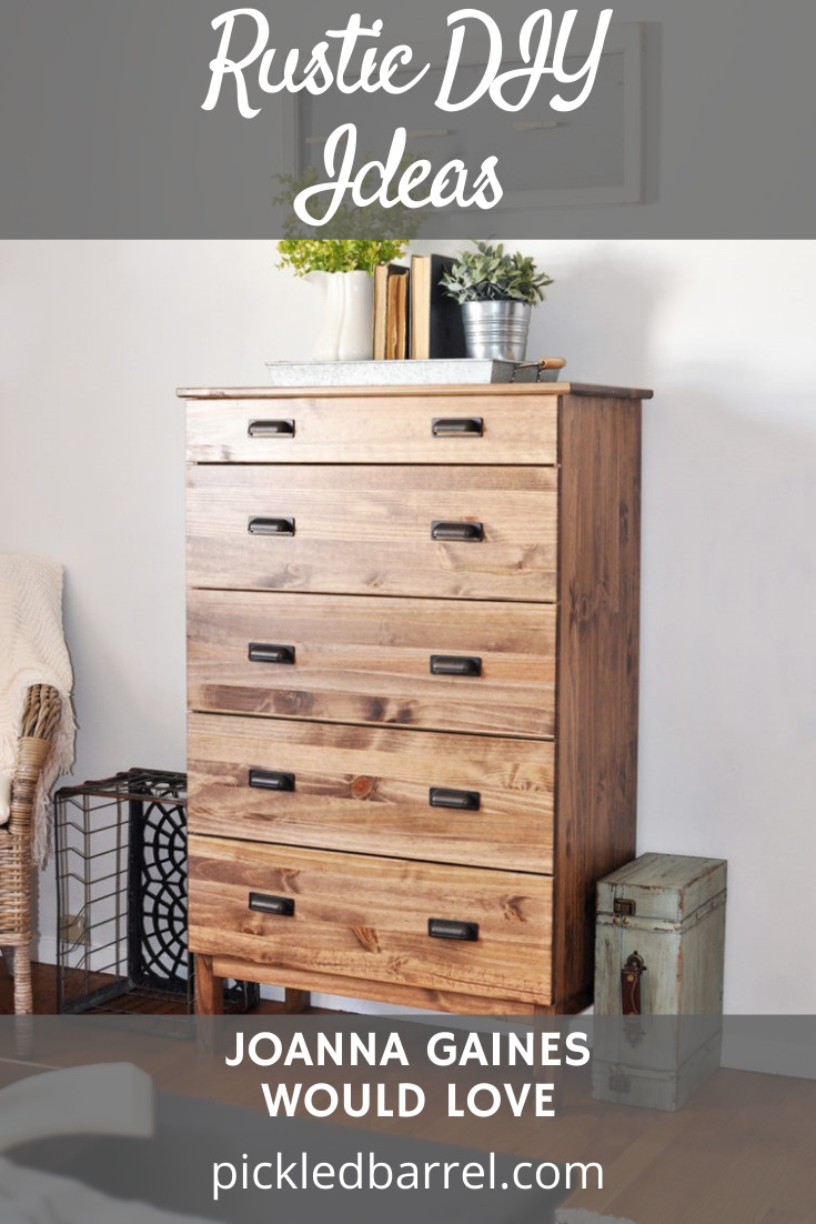 Pickledbarrel.com is the ultimate source for charming farmhouse inspo! Check out decor ideas and DIY projects that are Hearth & Hand worthy! Try out these simple rustic DIYs that are Joanna Gaines approved.