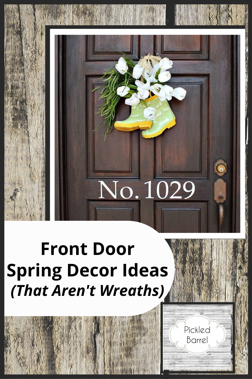 Spring Front Door Decor Without Wreaths Home Decor Pickledbarrel Com