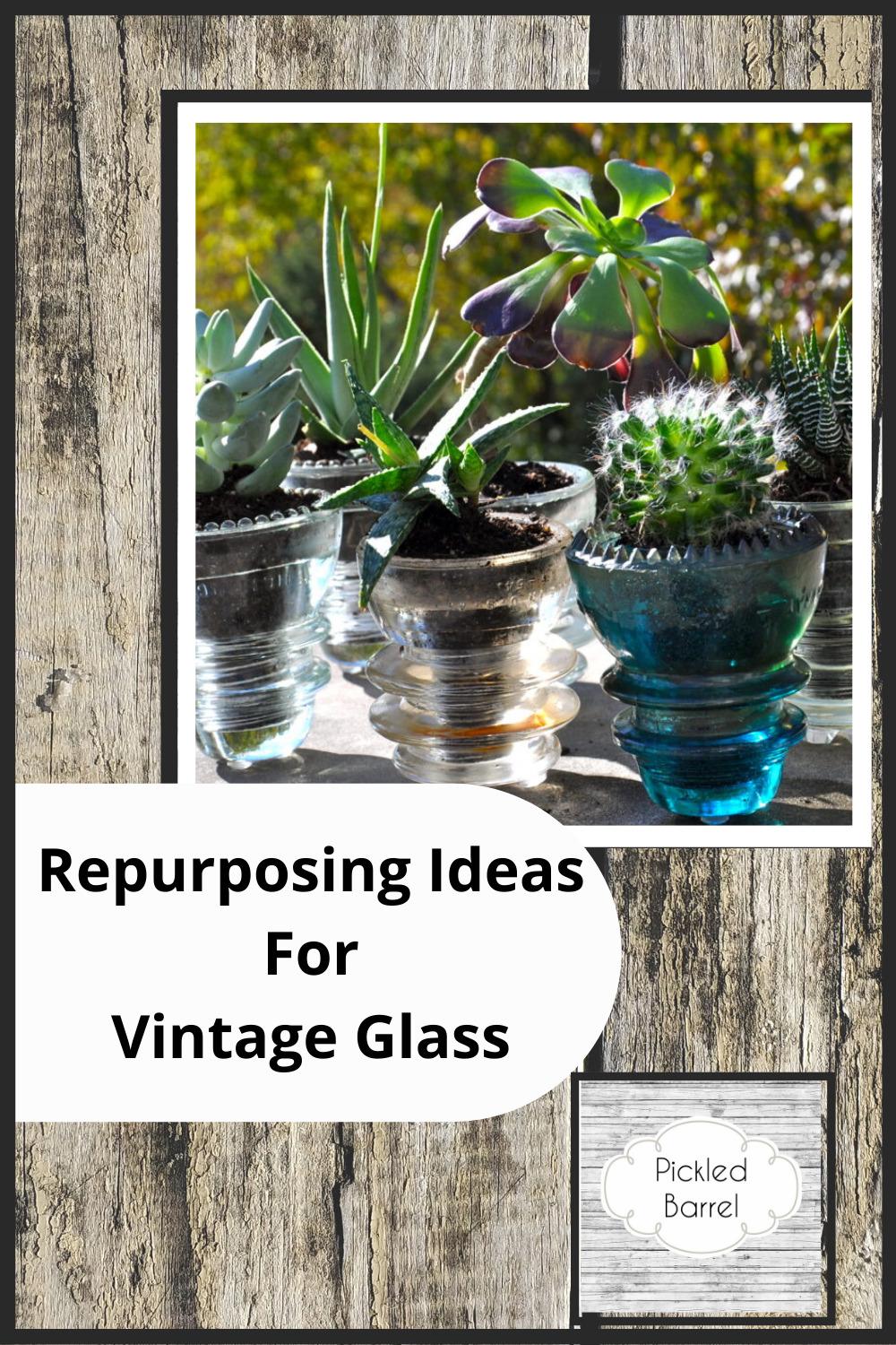 Pickledbarrel.com is THE place to find rustic charm and repurposing projects that look great and are a blast to do. Find ways to completely transform antiques into modern decor. Get started with these repurposing ideas for vintage glass.